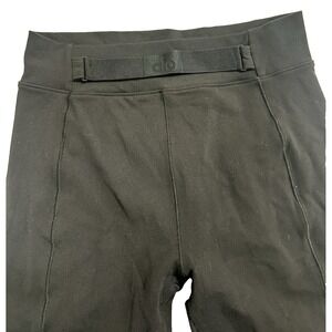 ALO High Waist Leggings Size S -Black - Elastic Logo On Waist